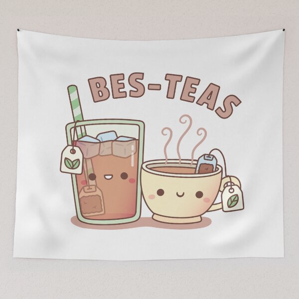 Item preview, Cute Iced and Hot Teas Bes Teas Besties designed and sold by rustydoodle.