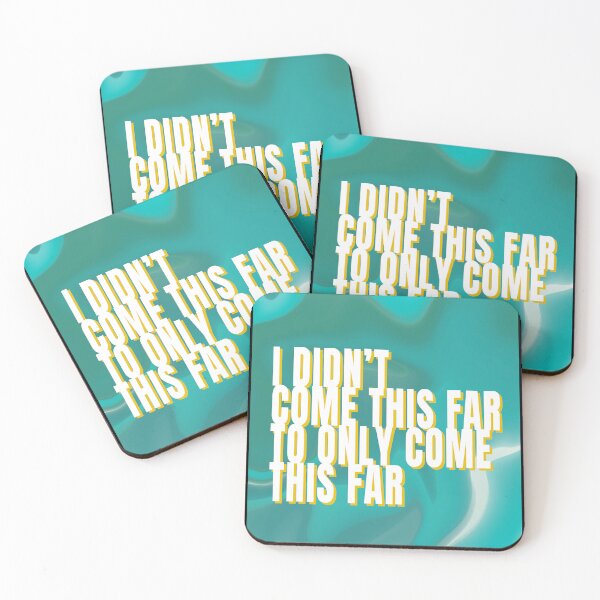 Item preview, I Didn't Come This Far To Only Come This Far Colorful Typography Print Text Style 4 designed and sold by lineartdesigns.