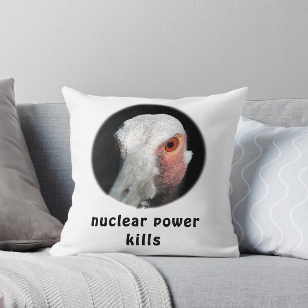 Item preview, Sarus Crane against Nuclear Power designed and sold by Thomas F. Gehrke.