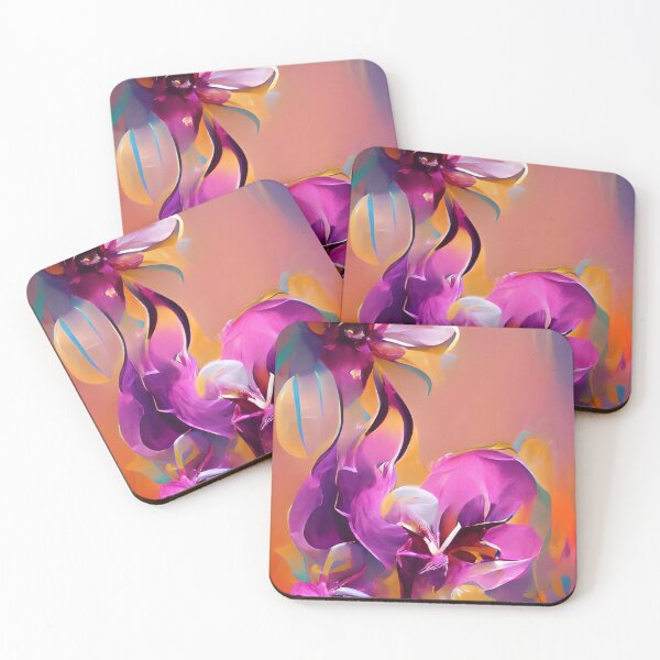 Item preview, abstract orchid flower designed and sold by advanceprintart.
