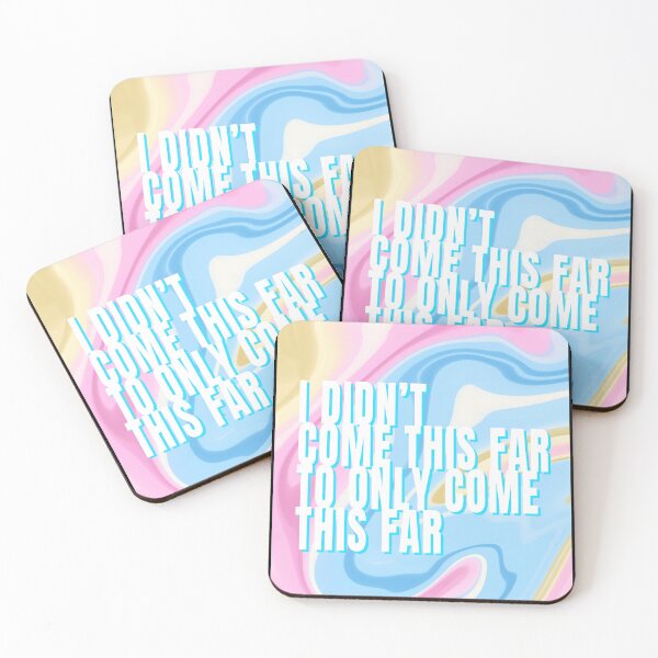 Item preview, I Didn't Come This Far To Only Come This Far Colorful Typography Print Text Style 7 designed and sold by lineartdesigns.