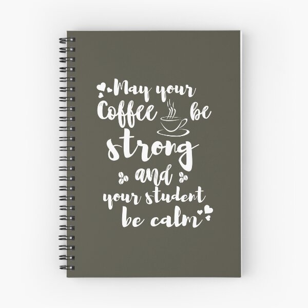 Artikelvorschau, Möge Ihr Kaffee stark sein und Ihre Schüler ruhig sein – seien Sie stark – Kaffeeliebhaber entworfen und verkauft von designerpriti.