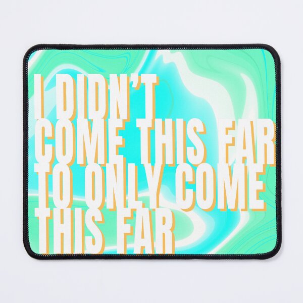 Item preview, I Didn't Come This Far To Only Come This Far Colorful Typography Print Text Style 6 designed and sold by lineartdesigns.