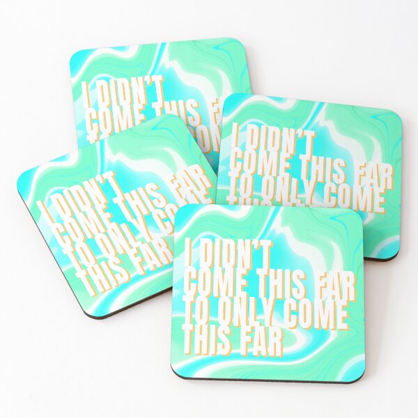 Item preview, I Didn't Come This Far To Only Come This Far Colorful Typography Print Text Style 6 designed and sold by lineartdesigns.