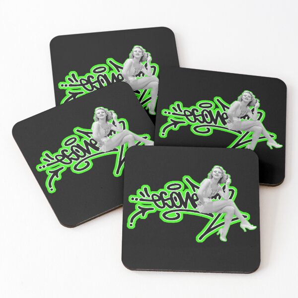 Item preview, PINUP ESONER GREEN TAG URBAN GRAFFITI STREET STYLE  designed and sold by GraffitiBomberZ.