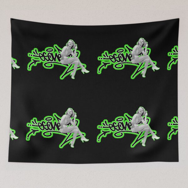 Item preview, PINUP ESONER GREEN TAG URBAN GRAFFITI STREET STYLE  designed and sold by GraffitiBomberZ.