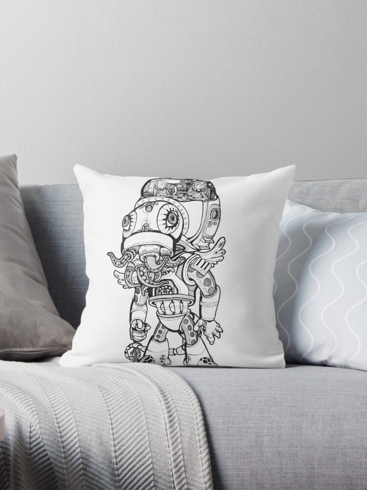 Thumbnail 1 of 4, Pillow, Cthulhu Tshirt designed and sold by Adew.