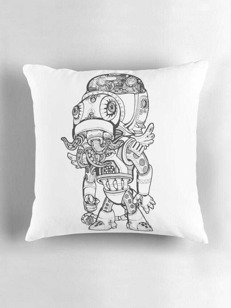 Thumbnail 3 of 4, Pillow, Cthulhu Tshirt designed and sold by Adew.