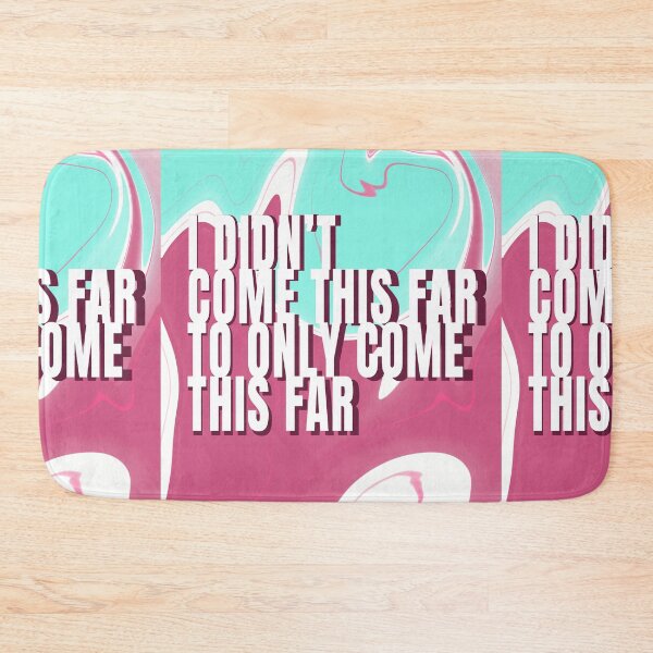 Item preview, I Didn't Come This Far To Only Come This Far Colorful Typography Print Text Style 9 designed and sold by lineartdesigns.