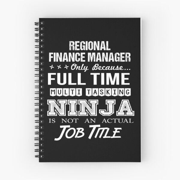 Item preview, Regional Finance Manager T Shirt - Ninja Job Gift Item Tee designed and sold by ritterdick.