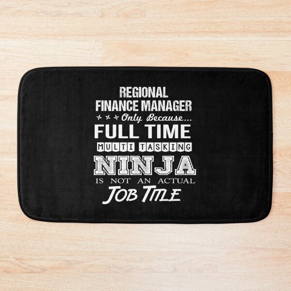 Item preview, Regional Finance Manager T Shirt - Ninja Job Gift Item Tee designed and sold by ritterdick.