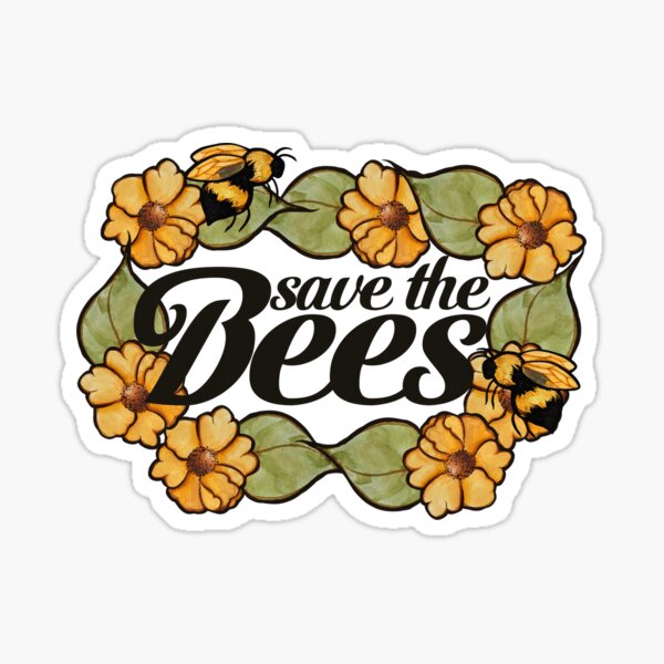 Item preview, Save the Bees designed and sold by Boog Monst .