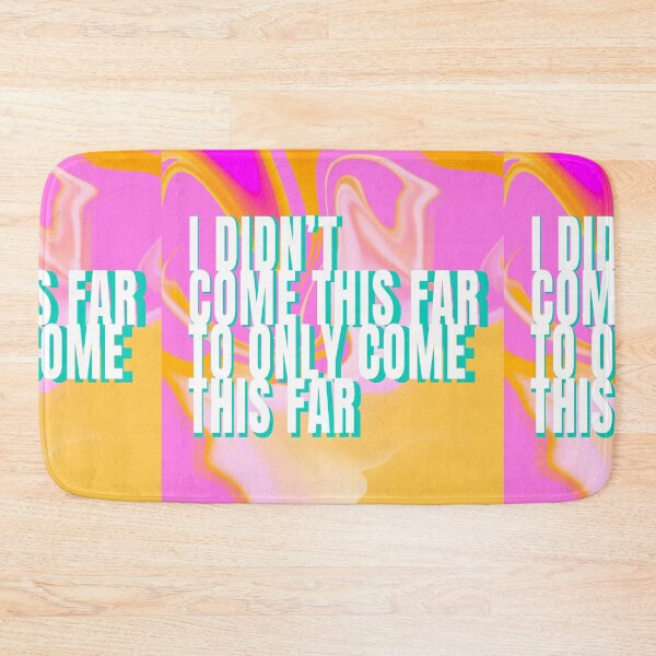 Item preview, I Didn't Come This Far To Only Come This Far Colorful Typography Print Text Style 10 designed and sold by lineartdesigns.