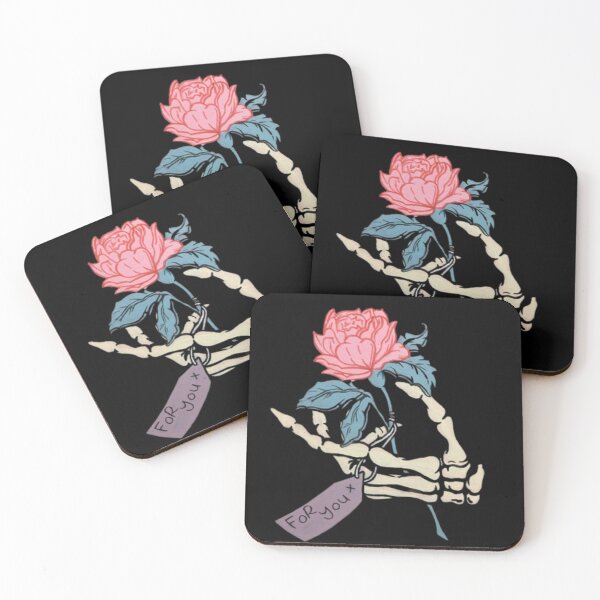 Item preview, A skeleton with a rose in his hand designed and sold by ClubShorts.