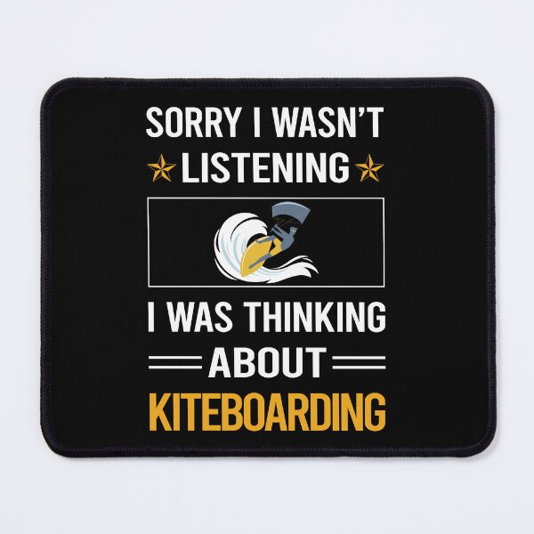 Item preview, Funny Listening Kiteboarding Kiteboard Kiteboarder designed and sold by jiggleterrified.