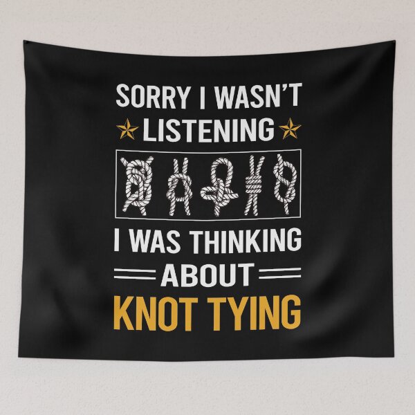Item preview, Funny Listening Knot Tying designed and sold by jiggleterrified.
