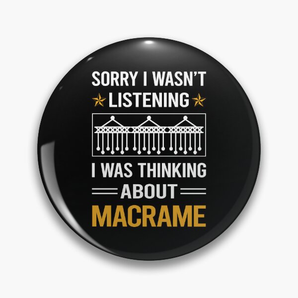 Item preview, Funny Listening Macrame designed and sold by jiggleterrified.