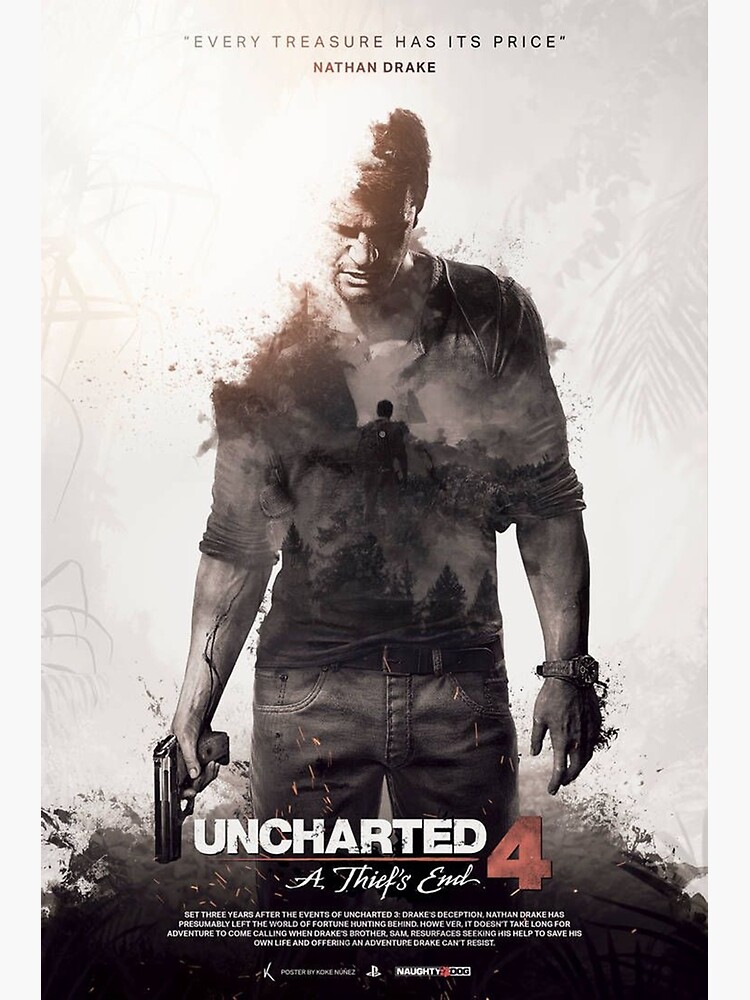 Uncharted - A Thief's End Print Poster for Sale by samratner