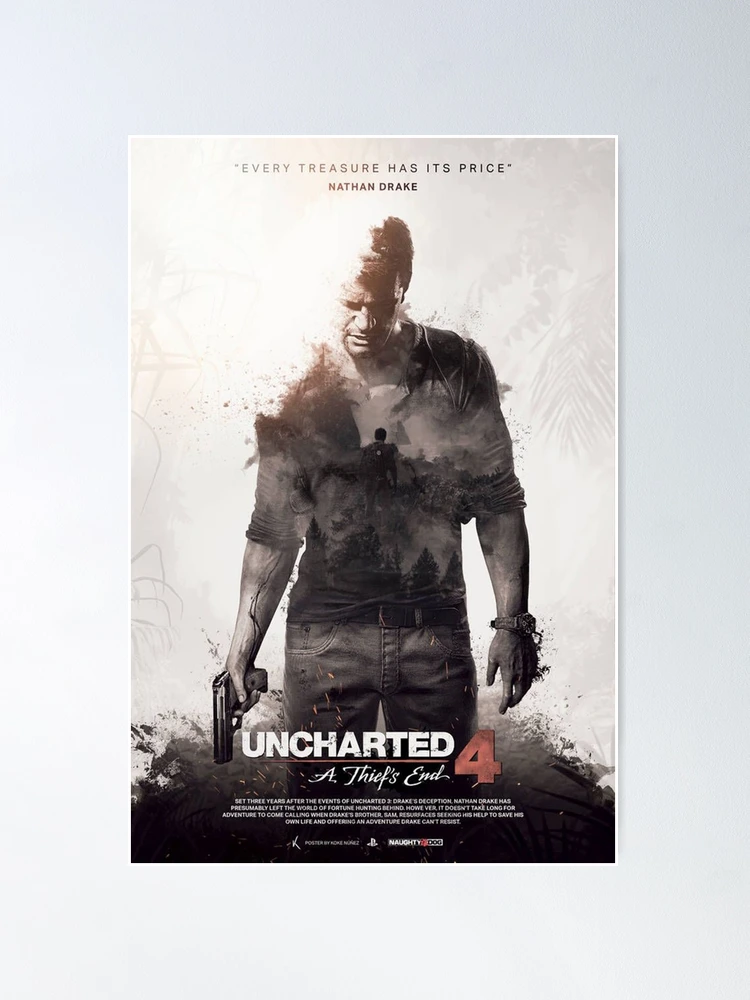 Uncharted 4 Nathan Drake Art Board Print for Sale by MarinaLexaArt