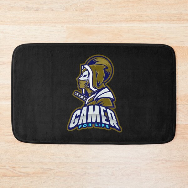 Item preview, Gamer for Life with Female Samurai designed and sold by PRIVARSHU.