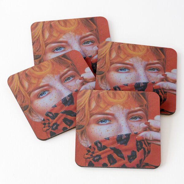 Item preview, The girl with orange hair and colored eyes for girls designed and sold by jojokhworld.