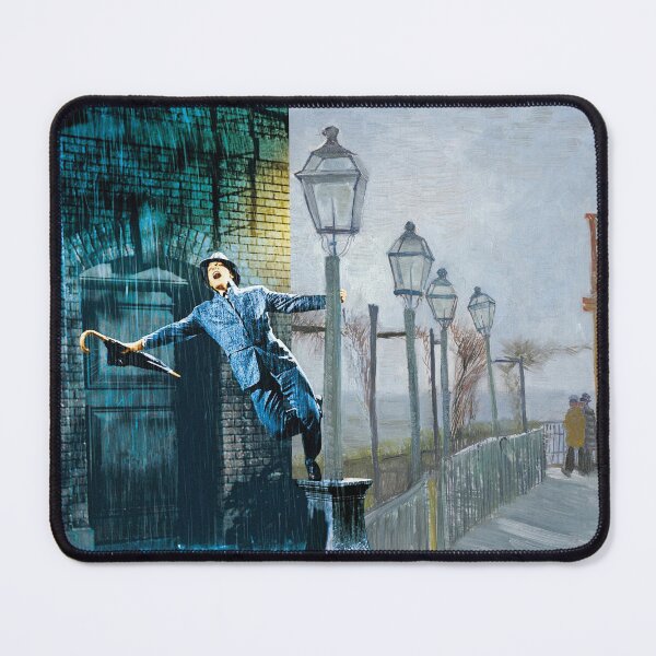 Item preview, Van Gogh’s Le Moulin de la Galette Terrace and Gene Kelly in Singin’ in the Rain. designed and sold by LT Graphic Art.