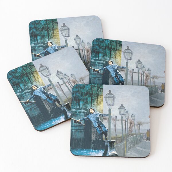 Item preview, Van Gogh’s Le Moulin de la Galette Terrace and Gene Kelly in Singin’ in the Rain. designed and sold by LT Graphic Art.