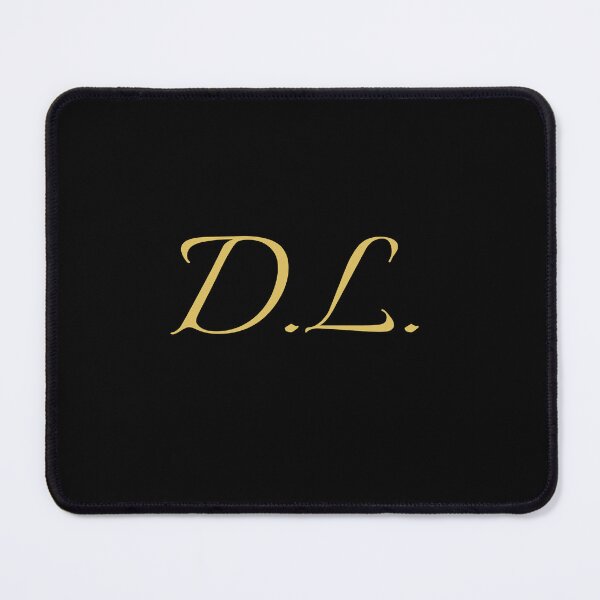 Item preview, DL Initials | Gold Lettering | Personalised Gifts designed and sold by Avo And Sriracha.