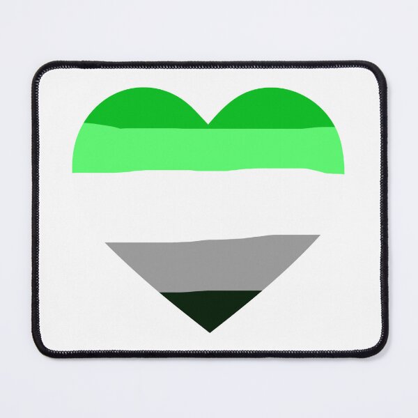 Item preview, Aromantic Pride Flag Heart designed and sold by TheKryomancer.