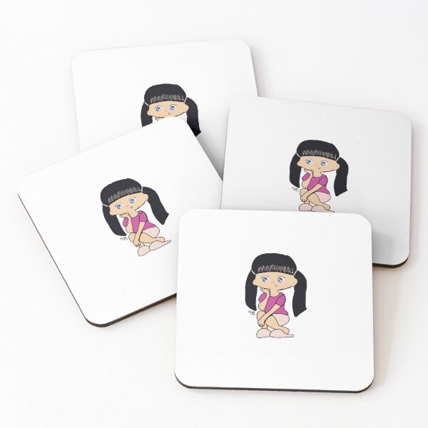 Item preview, Girl crouching in pajamas designed and sold by macuarelas20.
