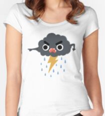 Grumpy Cloud Fitted Scoop T-Shirt