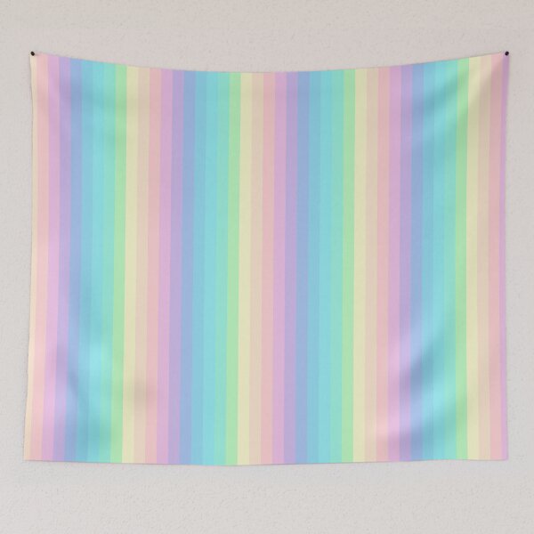 Item preview, Pastel multicolored vertical stripes  designed and sold by TalBright.