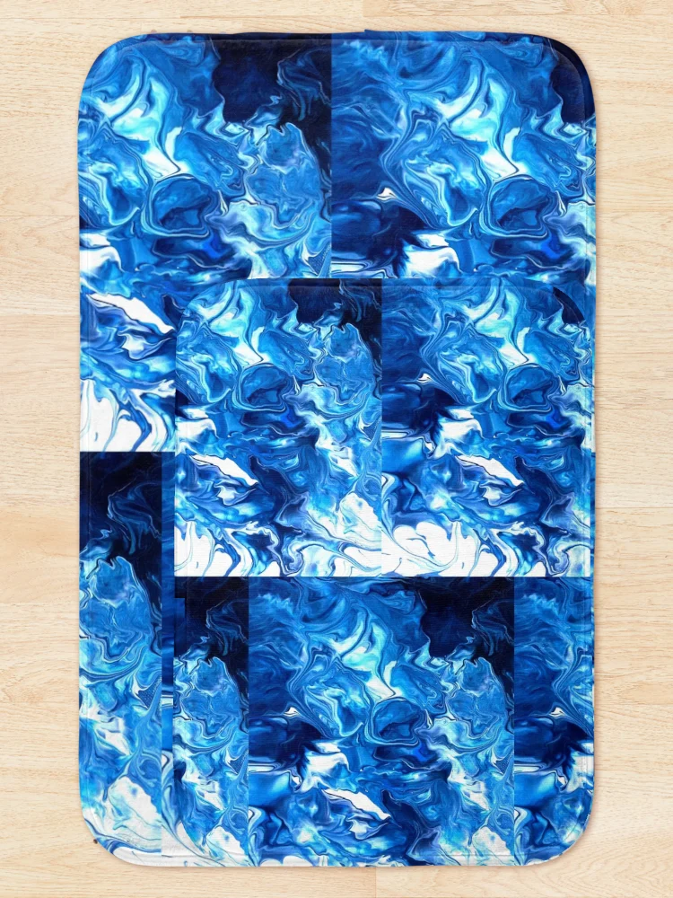 Thumbnail 5 of 6, Bath Mat, Ocean designed and sold by InfinitePathArt.