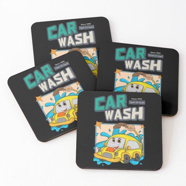 Item preview, car wash cartoon vintage designed and sold by Indy Vintage.
