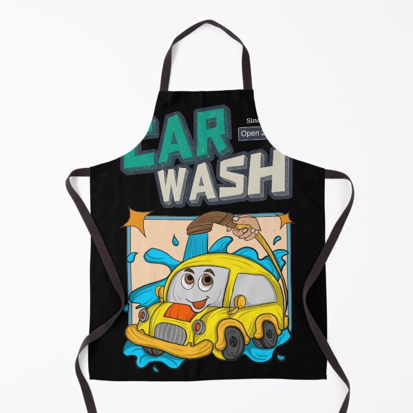 Item preview, car wash cartoon vintage designed and sold by Indy Vintage.