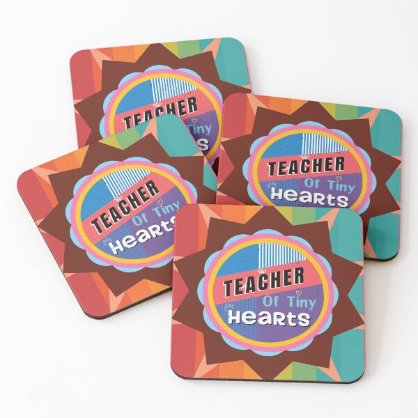Item preview, Teacher Of Tiny Hearts - Colorful Design designed and sold by FridPix.