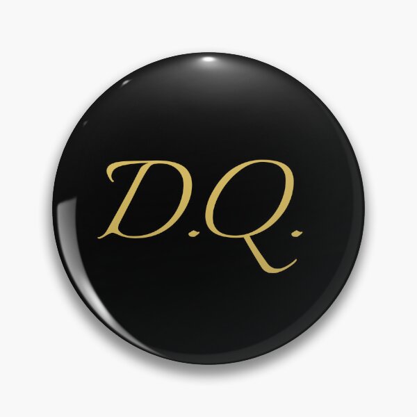 Aperçu de l'œuvre Initiales DQ | Lettrage d'or | Cadeaux personnalisés créée et vendue par Avo And Sriracha.
