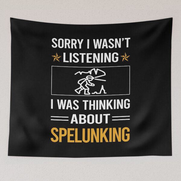 Item preview, Funny Listening Spelunking Spelunker Speleology designed and sold by RandalDavis.