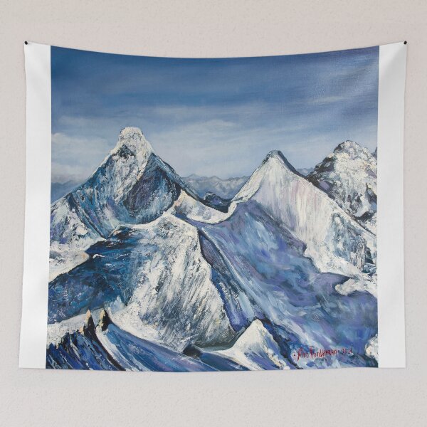 Item preview, Alpine view - snowy mountains Alpes designed and sold by NinoPonditerra.