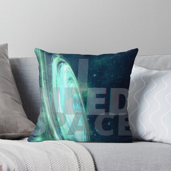 Item preview, I Need Space - Neon Blue Galaxy designed and sold by Quirkdom.