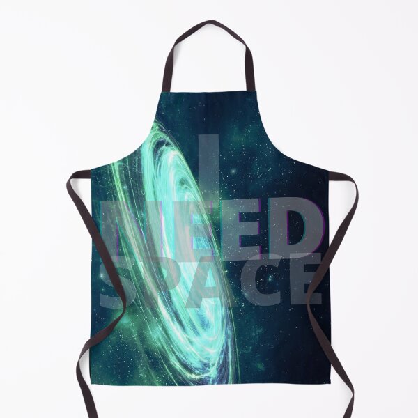 Item preview, I Need Space - Neon Blue Galaxy designed and sold by Quirkdom.