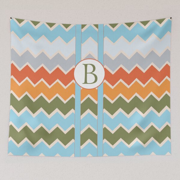 Item preview, B Chevron designed and sold by MonogramMonkey.
