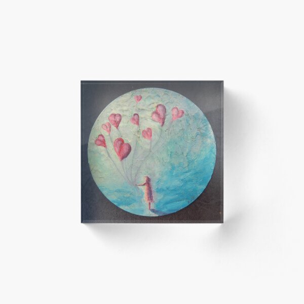 My Heart by 'Donna Williams' Acrylic Block
