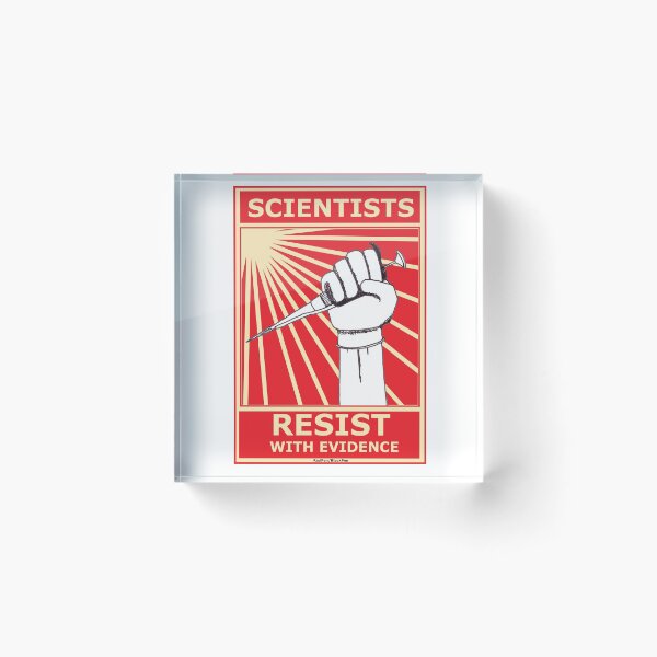 Item preview, Scientists Resist, With Evidence! designed and sold by redpenblackpen.