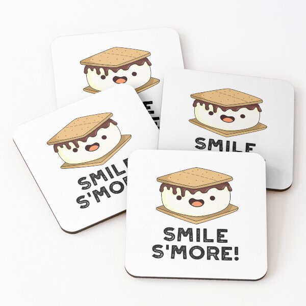 Item preview, Smile Smore Funny Sweet Food Puns  designed and sold by punnybone.