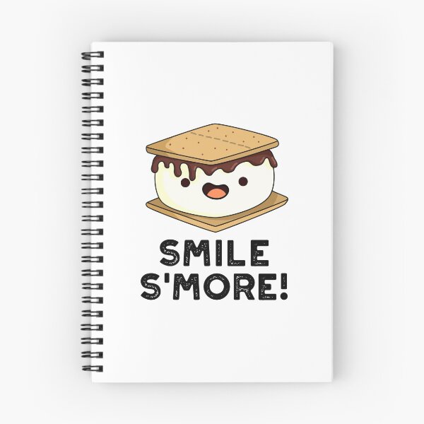 Item preview, Smile Smore Funny Sweet Food Puns  designed and sold by punnybone.