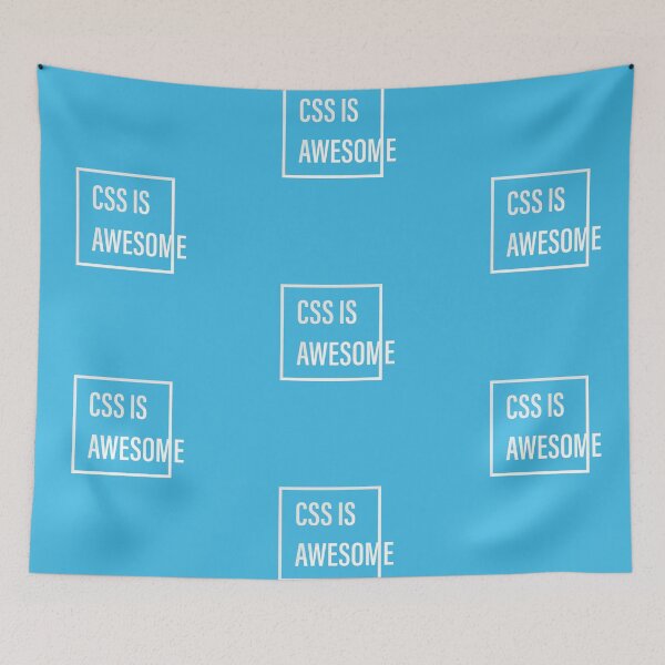 Item preview, CSS IS AWESOME - A Design for Designers - Blue designed and sold by unrealindeed.
