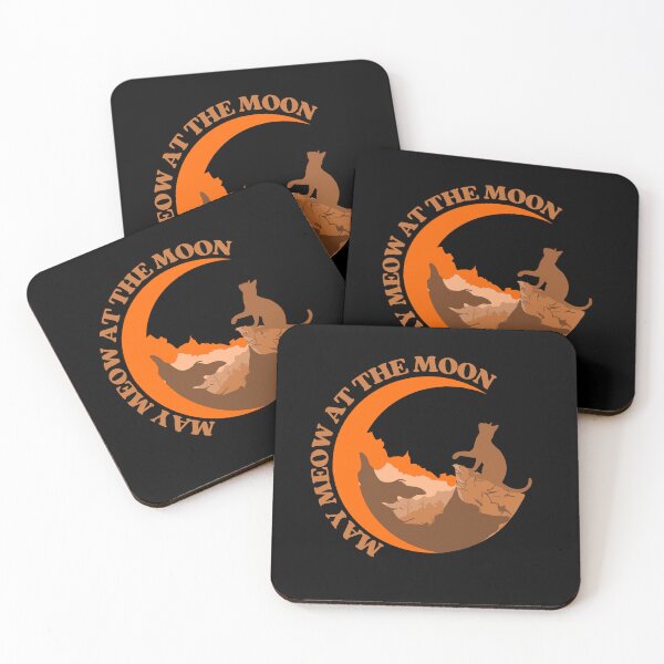 Item preview, MAY MEOW AT THE MOON - Funny Cat Pictures With Cat Sayings and Captions designed and sold by FunnyCatsFam.