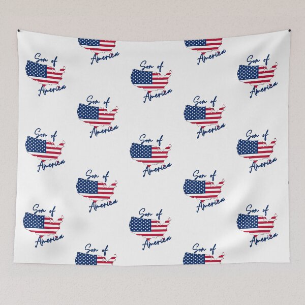 Item preview, Son of America Map Flag designed and sold by NovawayDirect.