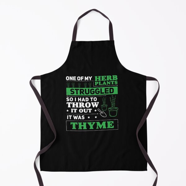 Item preview, Plant Struggled Thyme Funny Herb Joke Gardener designed and sold by StrongShirts.